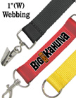 1" Thick and Heavy Duty Plain Color Polyester Strap 2-End Models.