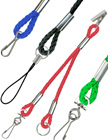 Custom Designed 3-End 1/8" Braided Nylon Round Cord Leashes.