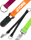 Three-End And Three Hardware 3/8" Heavy Duty Polyester Strap Leashes.