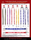 Custom Lanyards: 5/8&quot; LY-404HD-DA Two Fasteners with Two Ends Lanyards.