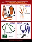 Sports Lanyard: Bottled Water Lanyard, Water Bottle Lanyards with Rubber Rings.