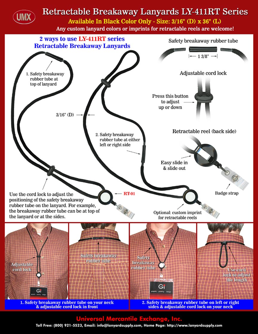 Retractable Lanyards, Retractable Safety Lanyards Application Instruction Guides