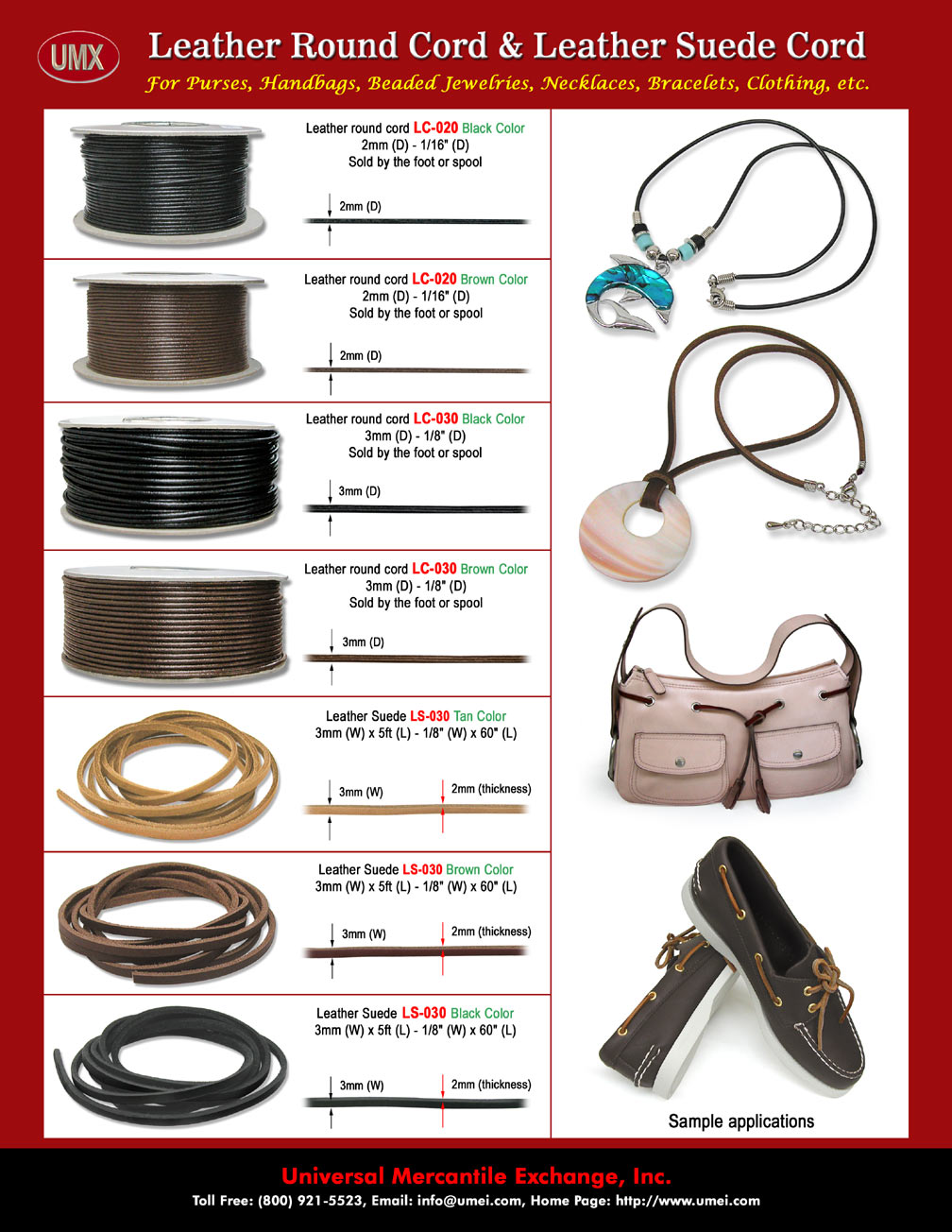 Genuine Leather Round Cords For Lanyard Crafts Making