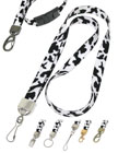 Cow Lanyards: Moo Cow Print Lanyards, Cow Spots or Cow Patterns Printed Animal Lanyards.