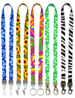 Stylish Printed Double Ends Lanyards With Easy Adjustable Length