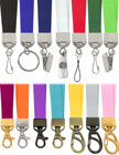 Ez-Adjustable Plain, Non-Printed or Blank Lanyards: Variable Length Lanyards With Belt or Hat Straps Style of Cam Buckles.