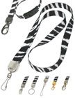 Zebra Lanyards: Cool Zebra Print Lanyards, Zebra Stripes or Zebra Pattern Printed Lanyards.