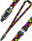Snap-On Closure Lanyards With Paw Print or USA Landmark Themes Plus Quick Release and Safety Breakaway