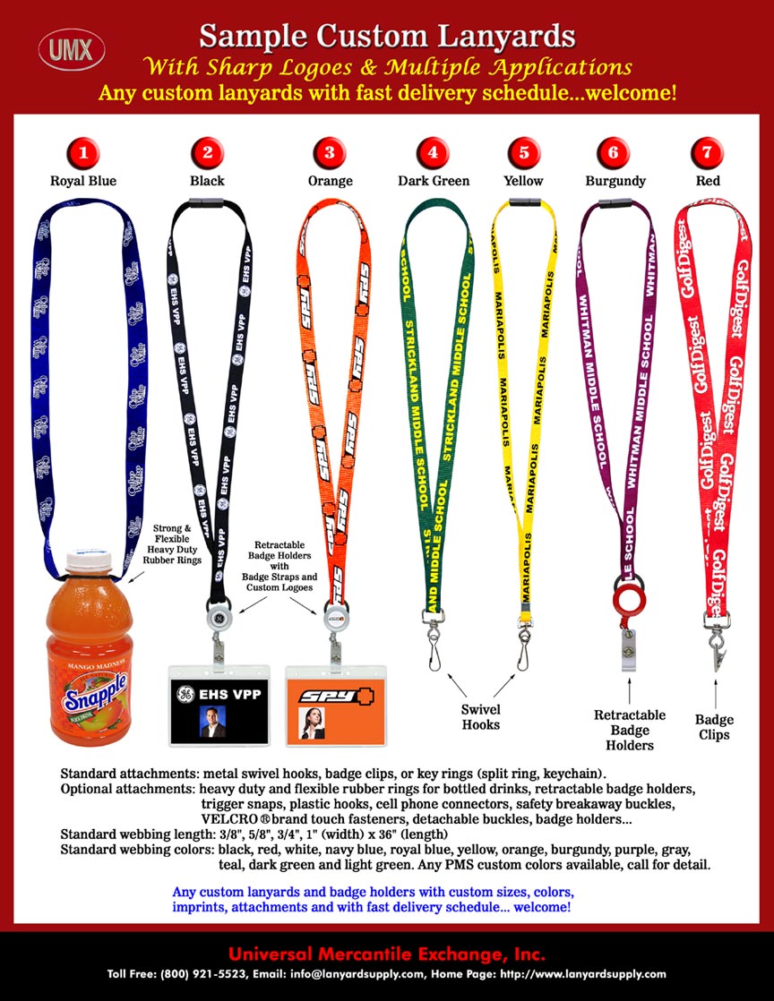 Key Ring Lanyards: Keychain Lanyards, Key Holder Lanyards or Lanyard Keyring For Carrying Keys.