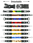 5/8" Universal Link Pre-Printed 2-End Quick Release Leash Lanyards - With More Than 20 Themes In Stock.