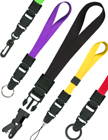 5/8" Heavy Duty Quick Release Plain Color Universal Link Wrist Lanyards - Detachable Wrist Lanyards With 13-Colors In Stock.