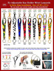 Key Holder Wris Lanyards With Forest Camouflage, Leopard, Cow Print, Blue and Red Plaid, Happy Face, Zebra & Tiger Prints