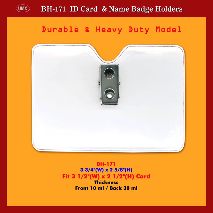 Credit Card Size ID Badge Holder Supply