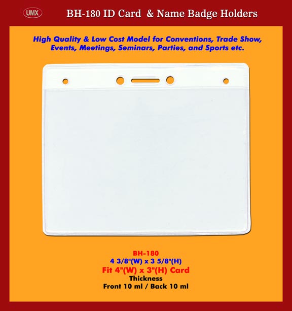 Convention Badge Holders,
Convention Name Badge Holders, Convention ID Holders BP-180