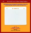 BH-180, 4 3/8"(W) x 3 5/8"(H), Fit 4"(W) x 3"(H) Card, Thickness, Front 10 ml / Back 10 ml