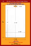 BH-4060, 4"(W) x 6"(H), Fit 3 3/4"(W)x5 1/2"(H) Card, Thickness, Front 10 ml / Back 10 ml