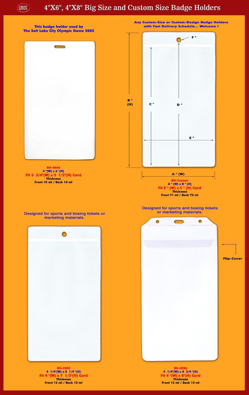 Sports Tickets Holders: Plastic Ticket Holder For Sporting, Boxing, Football,
Basketball, Baseball Tickets